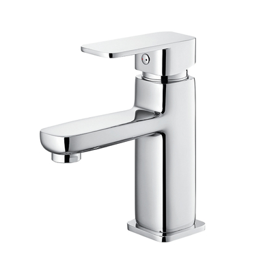Grifo monomando moderno para lavabo, grifo de baño de latón