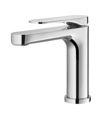 Grifo de lavabo cromado de un solo orificio Grifo de cartucho de cerámica de 25 mm