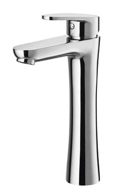 Grifo de lavabo de latón cromado Mezcla de agua fría y caliente