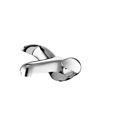 Manija intemporal Chrome del golpecito dos del lavabo del cuarto de baño del diseño fácil de usar