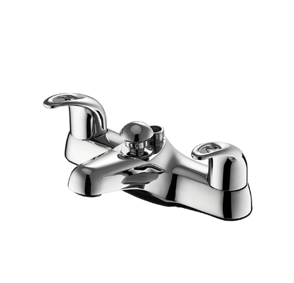 Prueba de corrosión dual monobloque redonda moderna del grifo del cuarto de baño de la manija