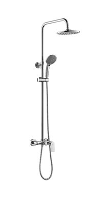 Conjunto de columna de ducha de latón deslizante ajustable Triple función Cartucho de 35 mm cromado
