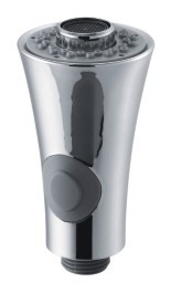 Grifo de ducha de cocina de 2 modos, piezas de repuesto, cabezal de pulverización de grifo de fregadero ABS cromado