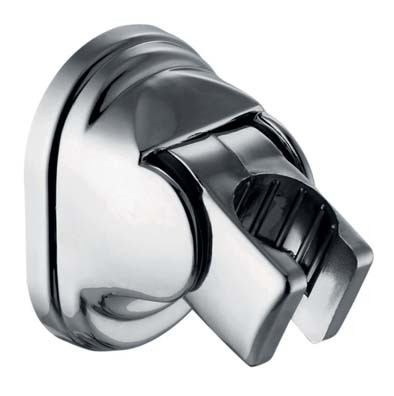 Accesorios de ducha de baño con ventosa de soporte de varita de ducha ajustable de zinc chapado