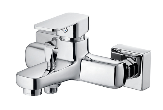 Grifería monomando para bañera Grifería de baño cromada resistente a huellas dactilares