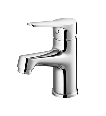 Grifo de lavabo moderno de un solo orificio Cartucho de cerámica Grifo de baño
