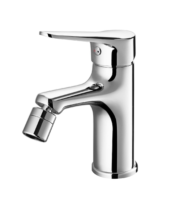 Grifo de bidé con mango de zinc de latón macizo para baño para evitar huellas dactilares