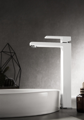 Grifos de recipiente de cuerpo alto Grifos de lavabo de sobremesa de un orificio