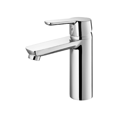 Grifos de lavabo de baño cromados Grifo de lavabo de aireador desmontable