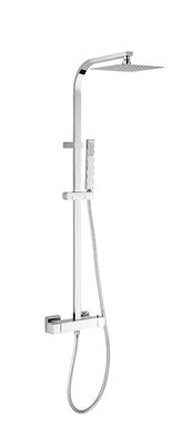 Pulverizador de mano ajustable Conjunto de cabezal de ducha cuadrado Accesorios de ducha de baño