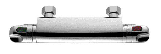 Protección contra sobrecalentamiento del mezclador de baño de pared con grifo termostático de doble manija