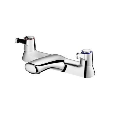 Grifo contemporáneo de dos manijas Grifo de baño central de 228 mm de longitud