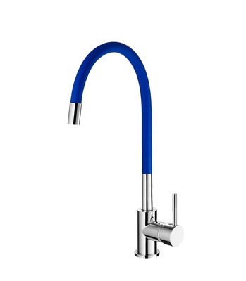 Caño alterable 1 manija Montaje en cubierta Grifo de cocina Grifo de fregadero de cocina flexible