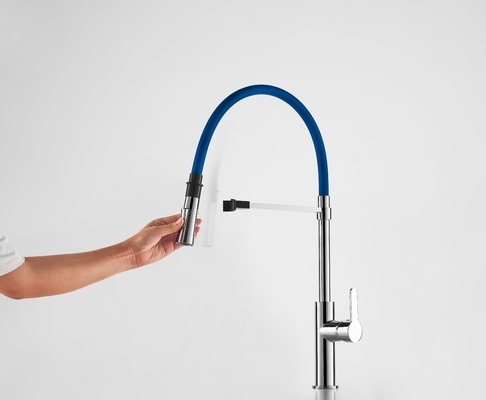 Grifo de cocina de acoplamiento magnético con 2 modos de pulverización, manguera de silicona, grifo de cocina giratorio 360