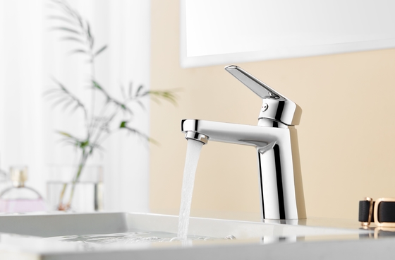 Agua caliente fría del lavabo del golpecito de mezclador del grifo del lavabo del cuarto de baño 3/8 pulgada
