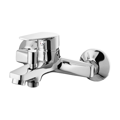 Grifo De Baño Y Ducha Cromado 2 Funciones Montado En Superficie Pulido