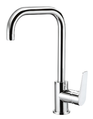 Grifo mezclador de cocina monomando cromado Grifo de cocina giratorio de 360 ​​grados