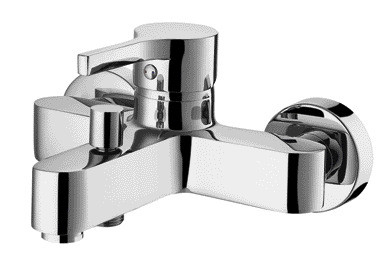 Cartucho de cerámica de 40 mm Grifos monomando para baño de agua fría y caliente Dos boquillas de un solo mango