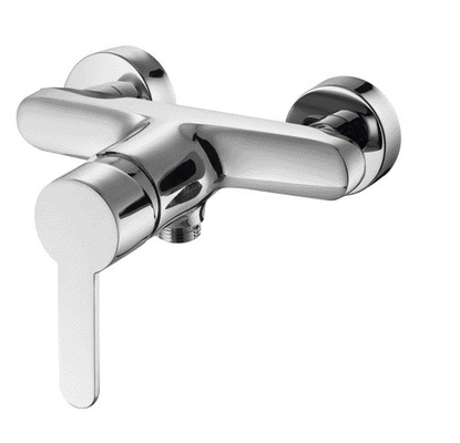 Grifo de ducha montado en superficie de una sola función Grifo monomando de baño cromado