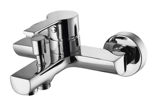 Grifo monomando para bañera cromado sin teleducha y sin soporte de ducha