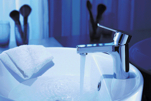 Grifo monomando para lavabo de cartucho de cerámica de 35 mm con altura de pico de 74 mm