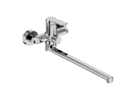 Mezclador de baño monomando redondo para lavabo de bañera de ducha