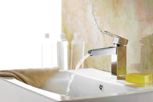 Grifo de cobre amarillo de la cascada del solo mezclador de la palanca para el cuarto de baño