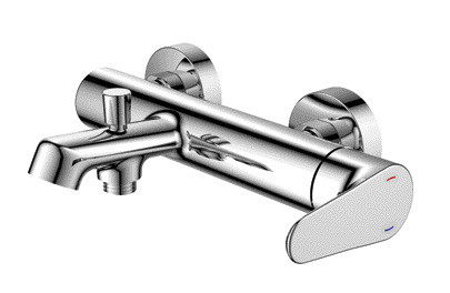 manija de Chrome del cartucho de 35m m del golpecito montado en la pared de cerámica del baño sola