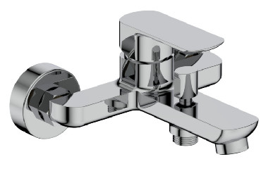 Cubo con grifo único Grifón de agua en la pared bañador y ducha de agua duradero